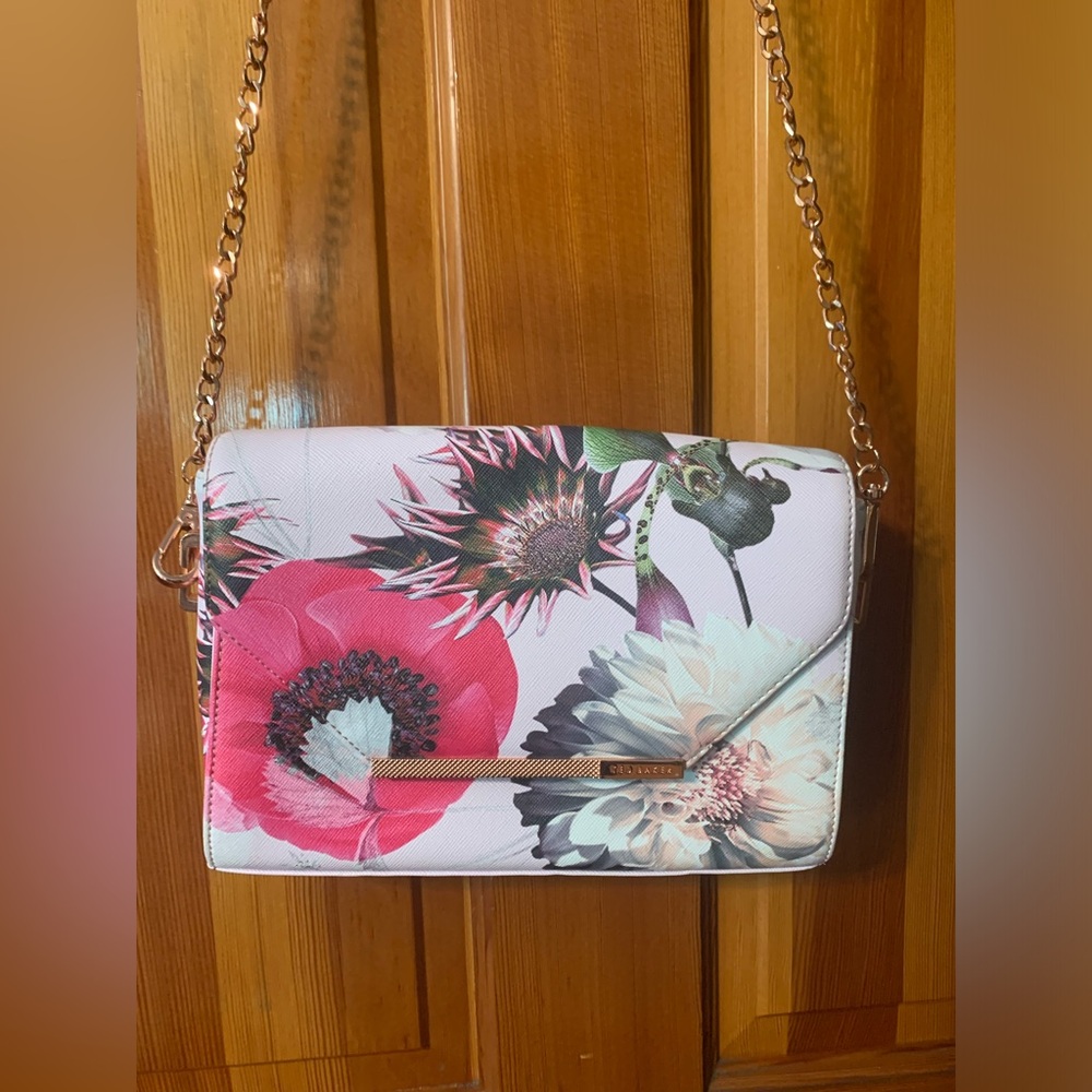 Ted Baker bag Panello Neon Poppy Textured Bar Crossbody colorful pretty in pink
